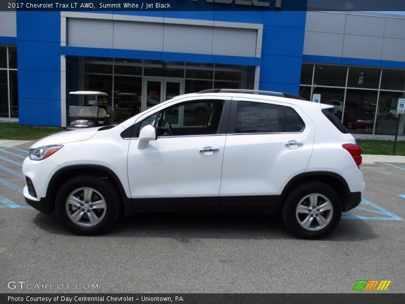 Summit White / Jet Black 2017 Chevrolet Trax LT AWD