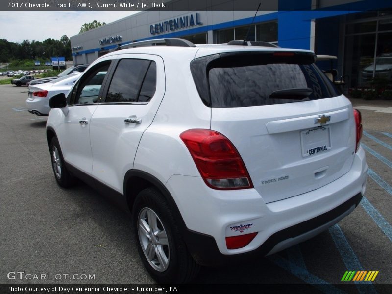 Summit White / Jet Black 2017 Chevrolet Trax LT AWD