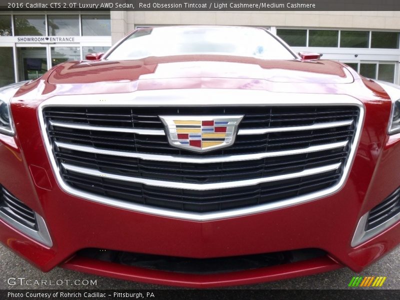 Red Obsession Tintcoat / Light Cashmere/Medium Cashmere 2016 Cadillac CTS 2.0T Luxury AWD Sedan