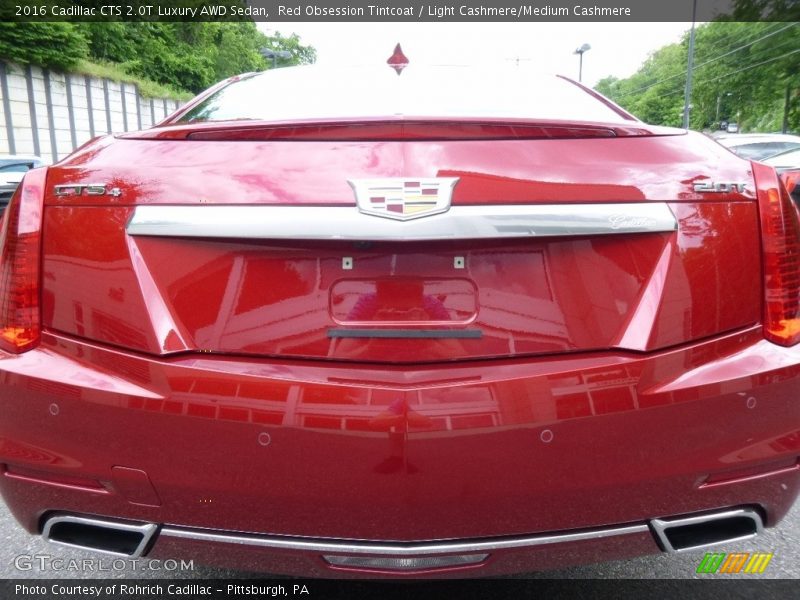 Red Obsession Tintcoat / Light Cashmere/Medium Cashmere 2016 Cadillac CTS 2.0T Luxury AWD Sedan