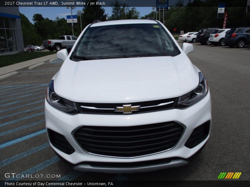 Summit White / Jet Black 2017 Chevrolet Trax LT AWD