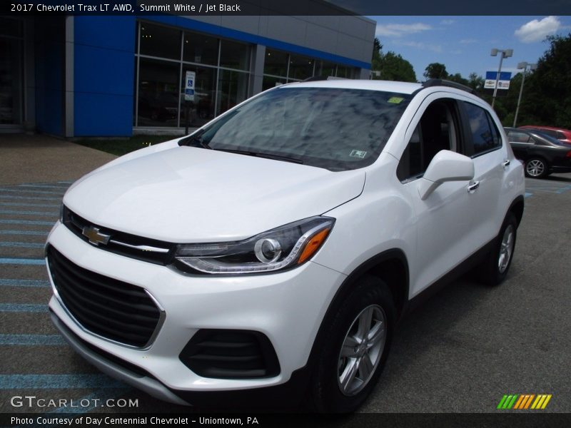 Summit White / Jet Black 2017 Chevrolet Trax LT AWD