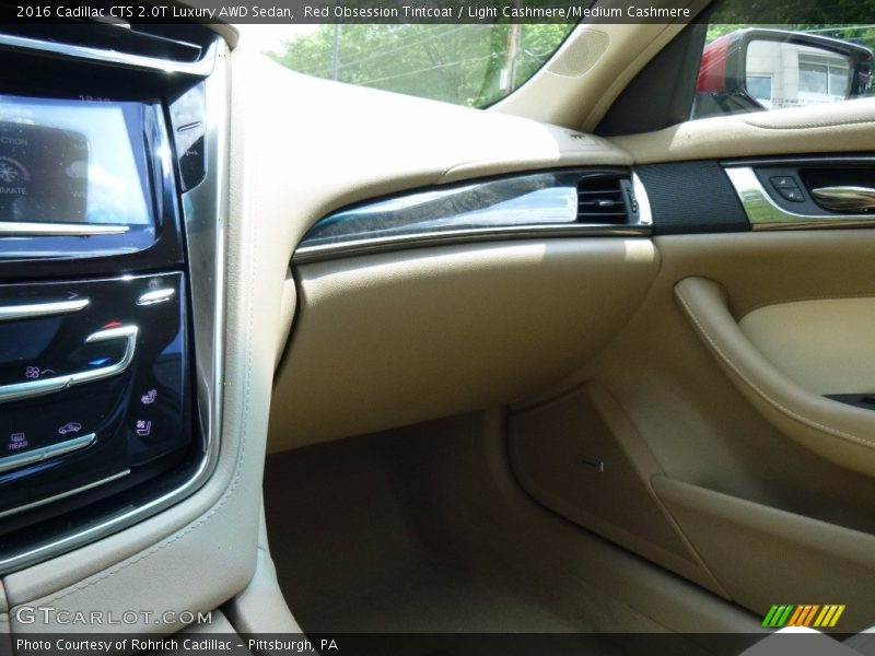Red Obsession Tintcoat / Light Cashmere/Medium Cashmere 2016 Cadillac CTS 2.0T Luxury AWD Sedan
