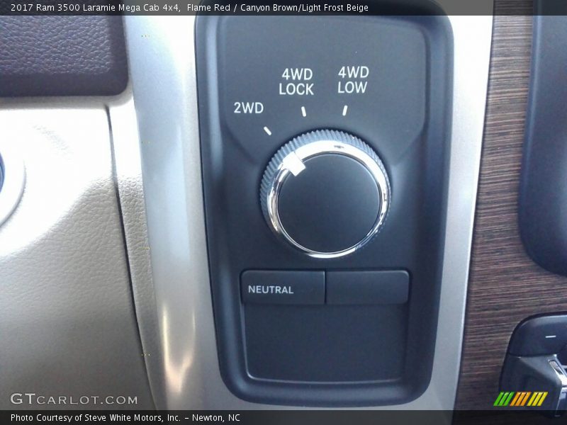 Controls of 2017 3500 Laramie Mega Cab 4x4