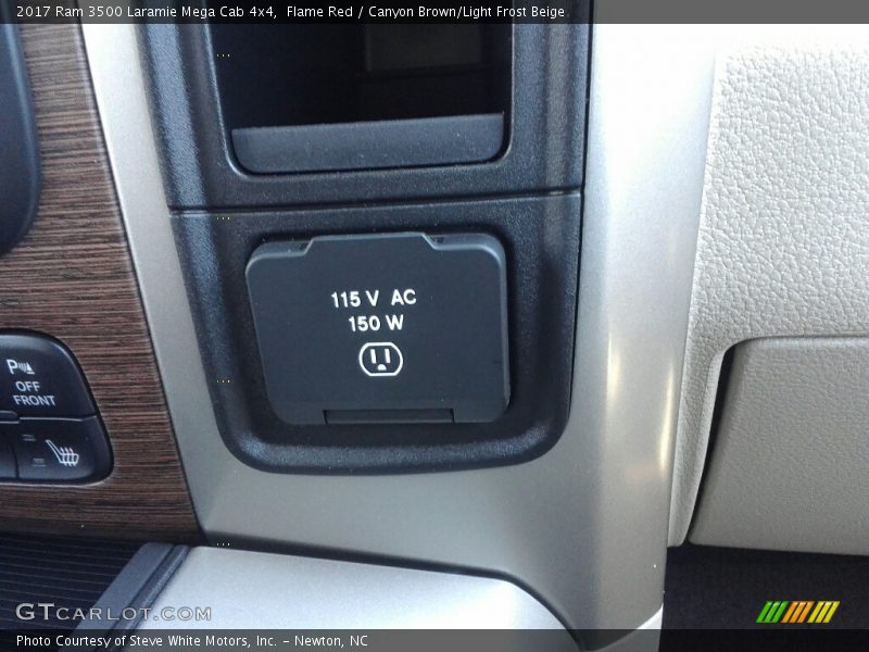 Flame Red / Canyon Brown/Light Frost Beige 2017 Ram 3500 Laramie Mega Cab 4x4