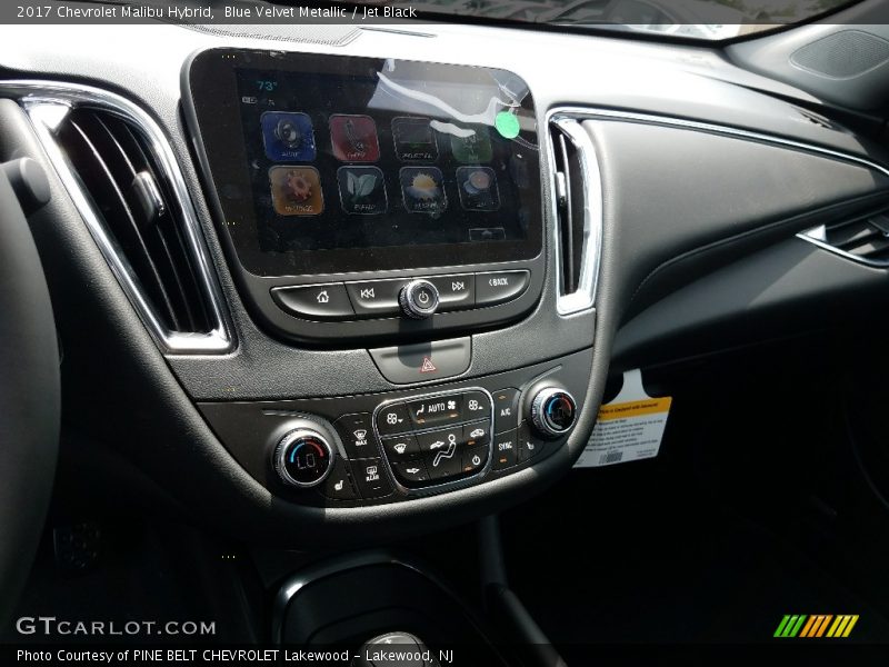 Blue Velvet Metallic / Jet Black 2017 Chevrolet Malibu Hybrid