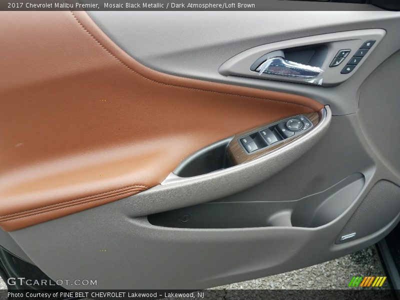 Mosaic Black Metallic / Dark Atmosphere/Loft Brown 2017 Chevrolet Malibu Premier