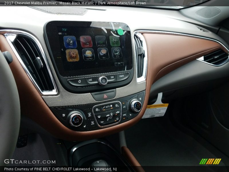 Mosaic Black Metallic / Dark Atmosphere/Loft Brown 2017 Chevrolet Malibu Premier