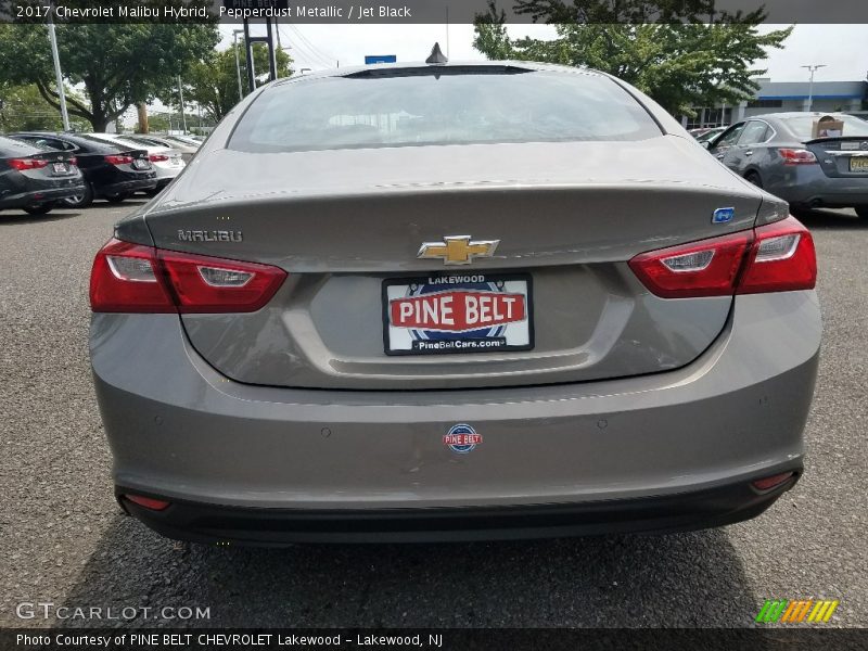 Pepperdust Metallic / Jet Black 2017 Chevrolet Malibu Hybrid