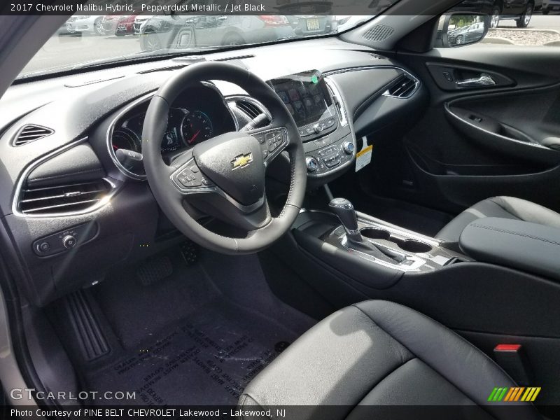 Pepperdust Metallic / Jet Black 2017 Chevrolet Malibu Hybrid