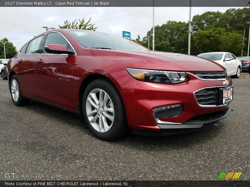 Cajun Red Tintcoat / Jet Black 2017 Chevrolet Malibu LT