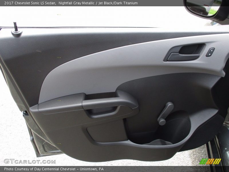 Nightfall Gray Metallic / Jet Black/Dark Titanium 2017 Chevrolet Sonic LS Sedan