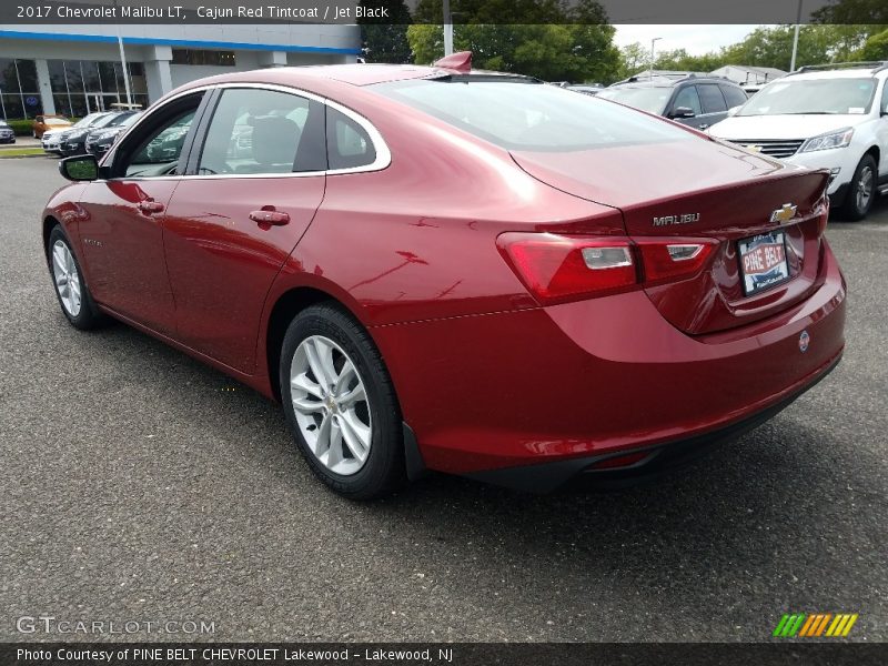 Cajun Red Tintcoat / Jet Black 2017 Chevrolet Malibu LT
