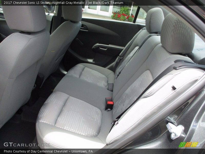 Nightfall Gray Metallic / Jet Black/Dark Titanium 2017 Chevrolet Sonic LS Sedan
