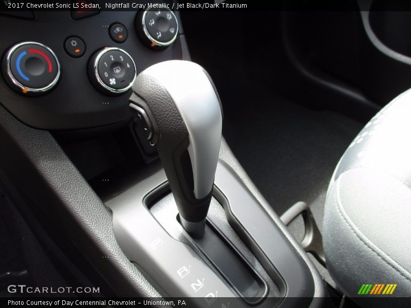 Nightfall Gray Metallic / Jet Black/Dark Titanium 2017 Chevrolet Sonic LS Sedan