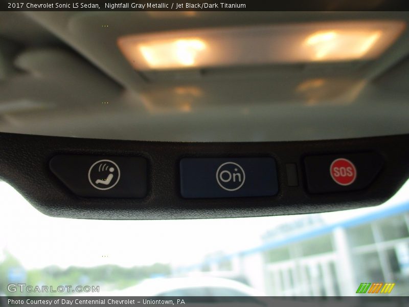 Nightfall Gray Metallic / Jet Black/Dark Titanium 2017 Chevrolet Sonic LS Sedan