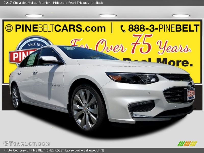 Iridescent Pearl Tricoat / Jet Black 2017 Chevrolet Malibu Premier