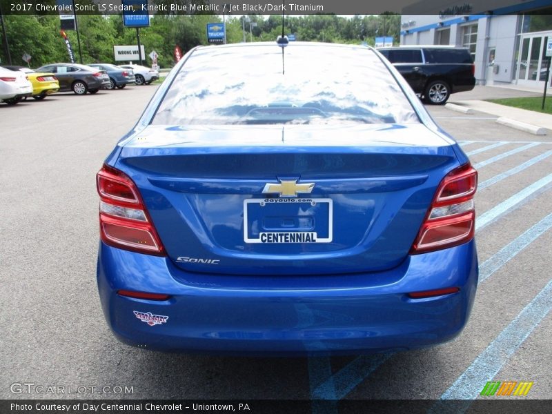 Kinetic Blue Metallic / Jet Black/Dark Titanium 2017 Chevrolet Sonic LS Sedan
