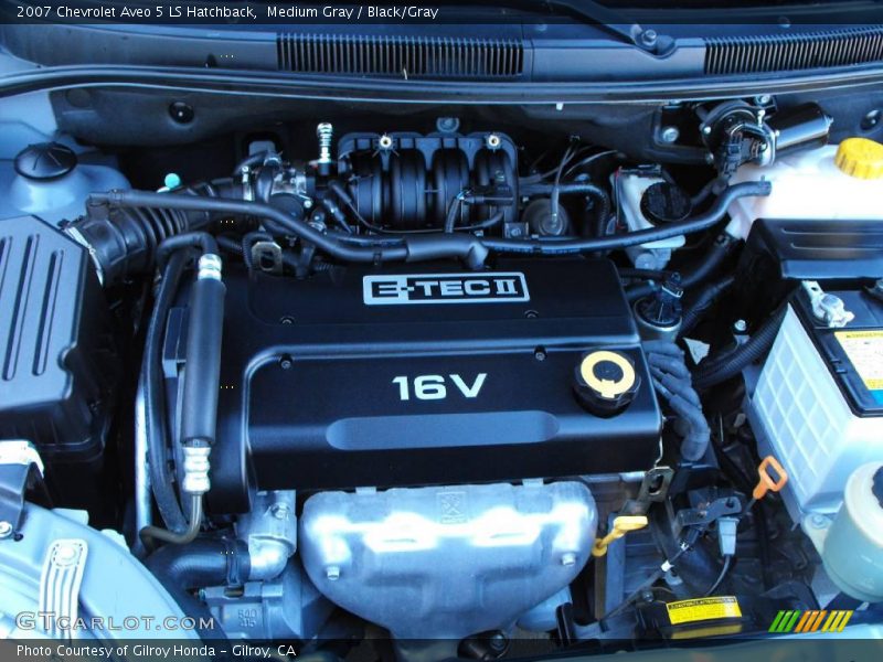 Medium Gray / Black/Gray 2007 Chevrolet Aveo 5 LS Hatchback