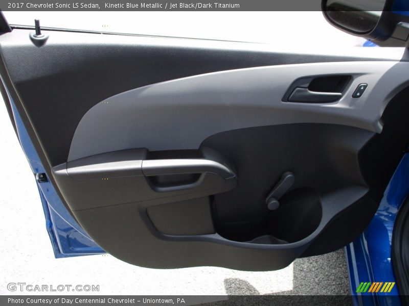 Kinetic Blue Metallic / Jet Black/Dark Titanium 2017 Chevrolet Sonic LS Sedan