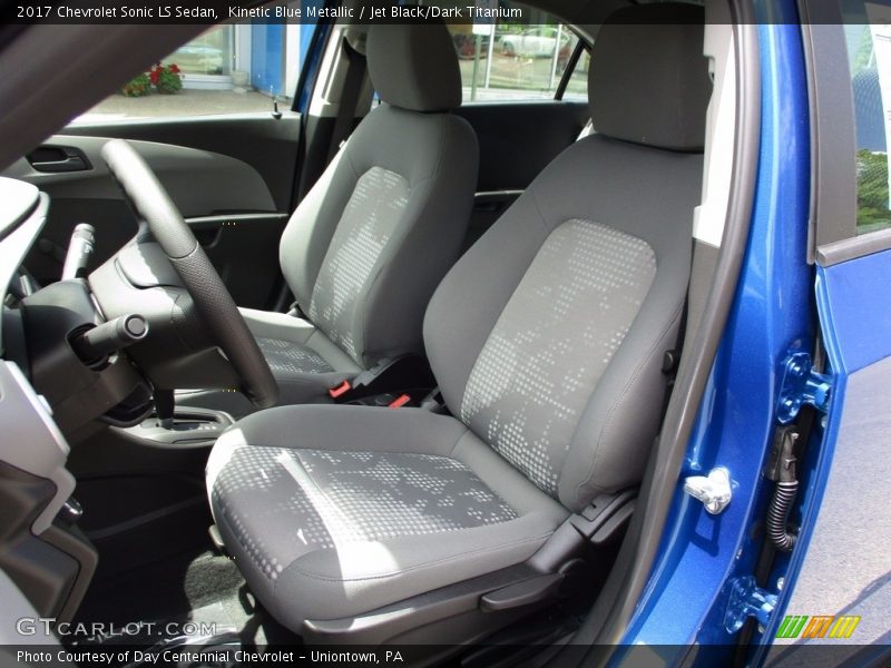 Kinetic Blue Metallic / Jet Black/Dark Titanium 2017 Chevrolet Sonic LS Sedan