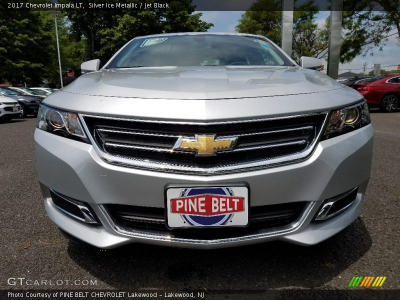 Silver Ice Metallic / Jet Black 2017 Chevrolet Impala LT