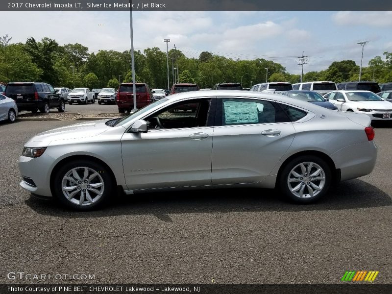 Silver Ice Metallic / Jet Black 2017 Chevrolet Impala LT