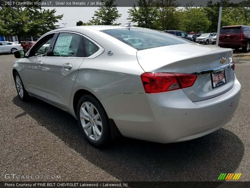 Silver Ice Metallic / Jet Black 2017 Chevrolet Impala LT