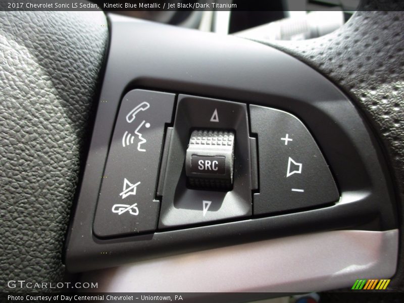 Kinetic Blue Metallic / Jet Black/Dark Titanium 2017 Chevrolet Sonic LS Sedan