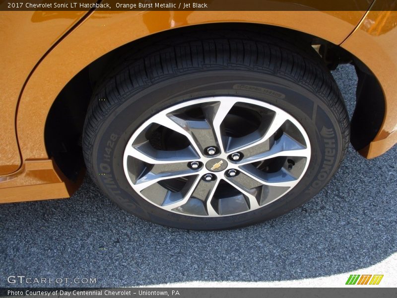 Orange Burst Metallic / Jet Black 2017 Chevrolet Sonic LT Hatchback