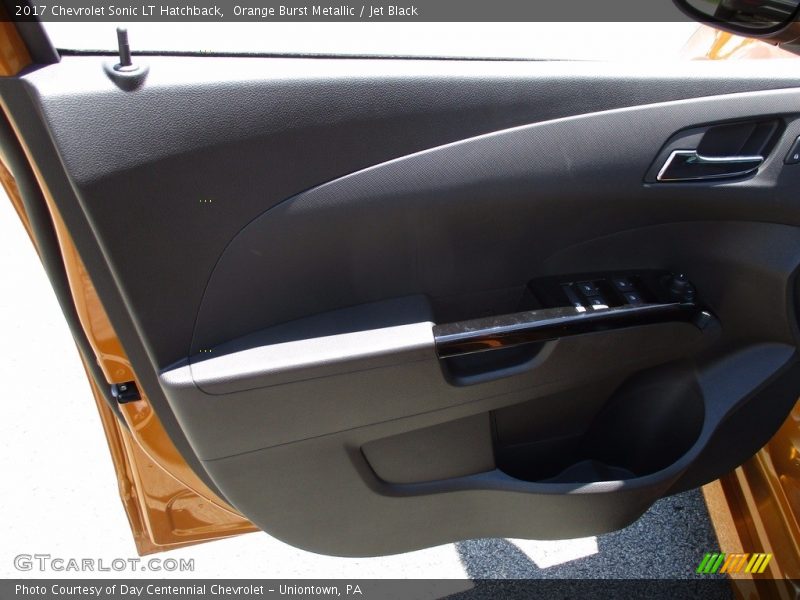 Orange Burst Metallic / Jet Black 2017 Chevrolet Sonic LT Hatchback