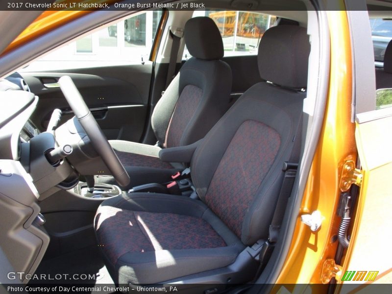 Orange Burst Metallic / Jet Black 2017 Chevrolet Sonic LT Hatchback