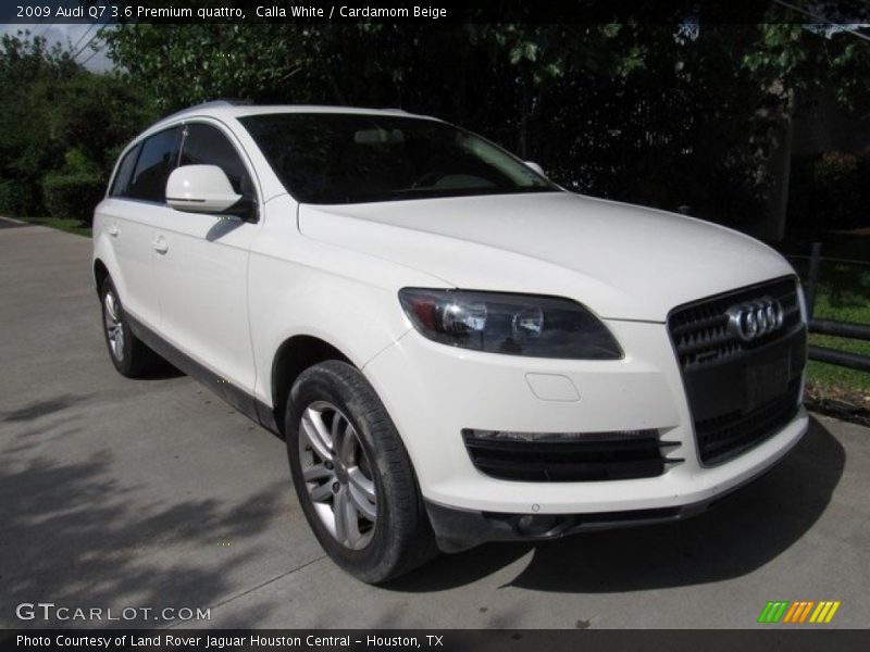 Calla White / Cardamom Beige 2009 Audi Q7 3.6 Premium quattro