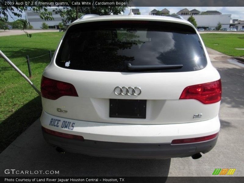 Calla White / Cardamom Beige 2009 Audi Q7 3.6 Premium quattro