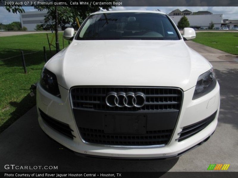 Calla White / Cardamom Beige 2009 Audi Q7 3.6 Premium quattro