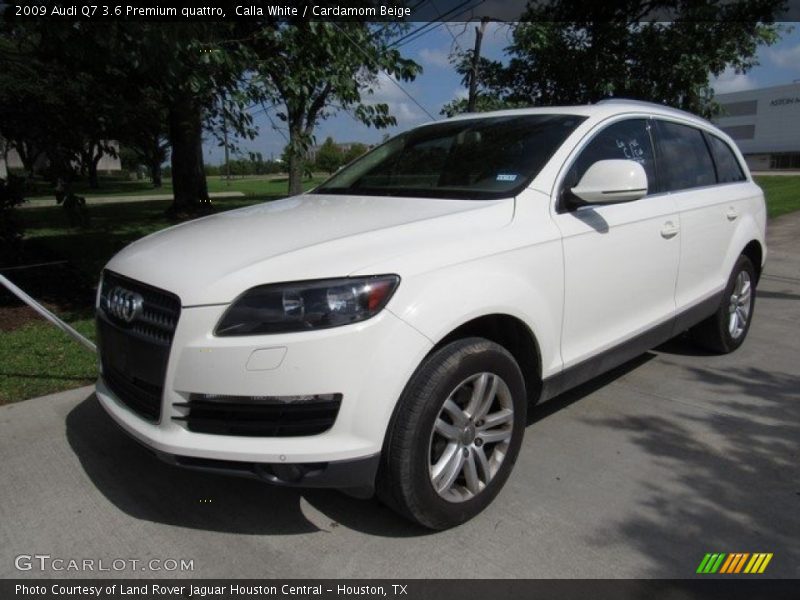 Calla White / Cardamom Beige 2009 Audi Q7 3.6 Premium quattro