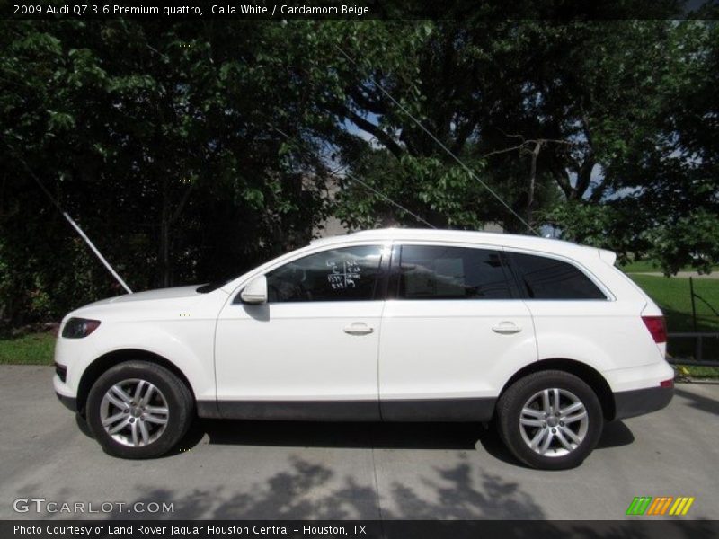 Calla White / Cardamom Beige 2009 Audi Q7 3.6 Premium quattro