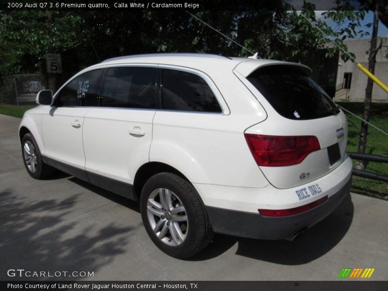 Calla White / Cardamom Beige 2009 Audi Q7 3.6 Premium quattro