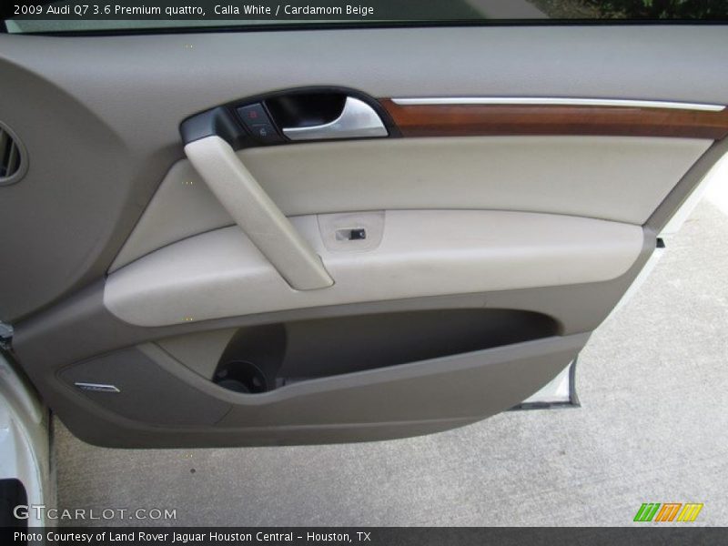 Calla White / Cardamom Beige 2009 Audi Q7 3.6 Premium quattro