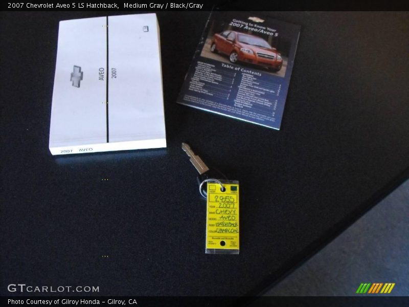 Medium Gray / Black/Gray 2007 Chevrolet Aveo 5 LS Hatchback