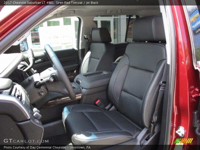 Siren Red Tintcoat / Jet Black 2017 Chevrolet Suburban LT 4WD