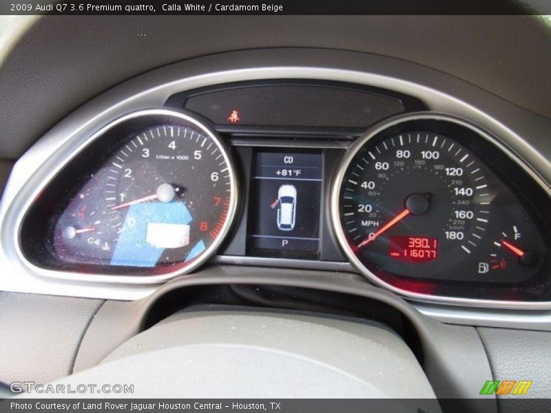 Calla White / Cardamom Beige 2009 Audi Q7 3.6 Premium quattro