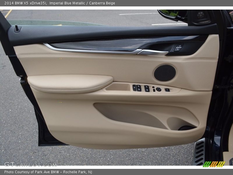 Imperial Blue Metallic / Canberra Beige 2014 BMW X5 xDrive35i