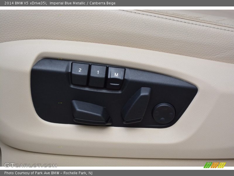 Imperial Blue Metallic / Canberra Beige 2014 BMW X5 xDrive35i