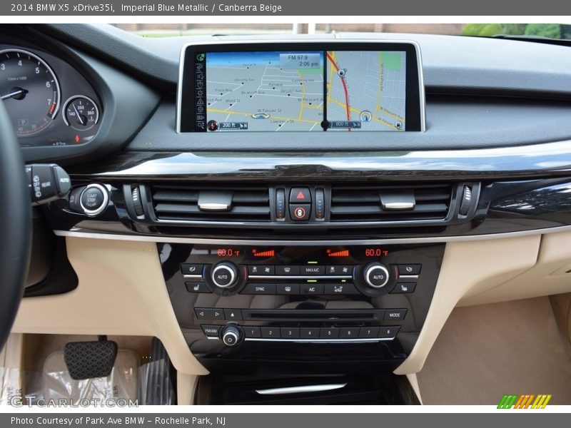 Imperial Blue Metallic / Canberra Beige 2014 BMW X5 xDrive35i