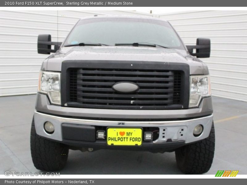 Sterling Grey Metallic / Medium Stone 2010 Ford F150 XLT SuperCrew