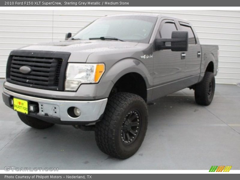 Sterling Grey Metallic / Medium Stone 2010 Ford F150 XLT SuperCrew
