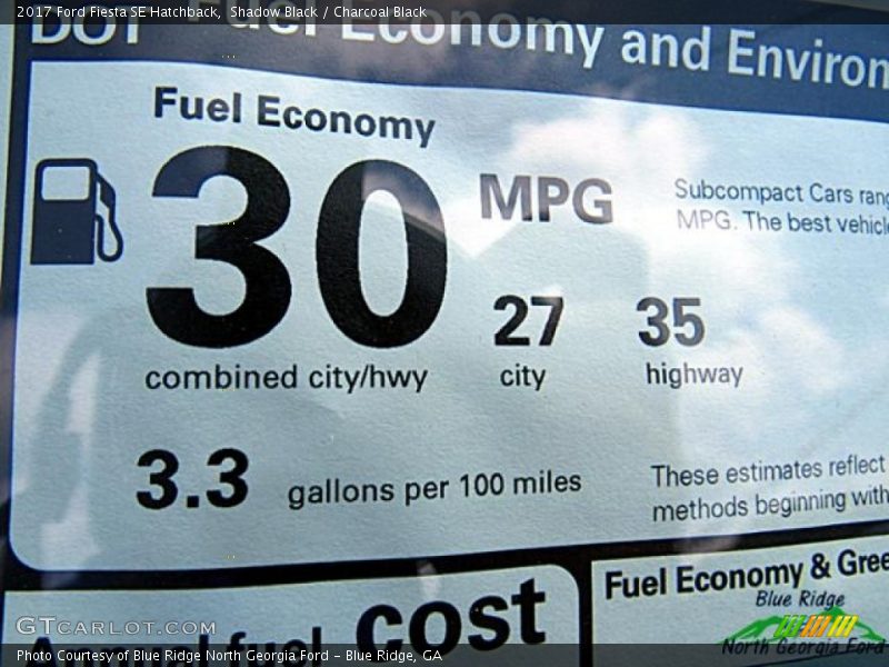 Shadow Black / Charcoal Black 2017 Ford Fiesta SE Hatchback