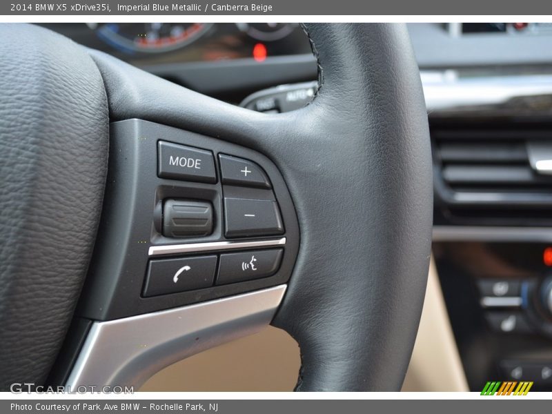 Imperial Blue Metallic / Canberra Beige 2014 BMW X5 xDrive35i