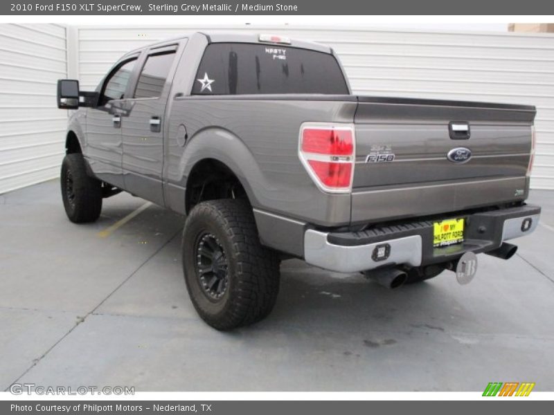 Sterling Grey Metallic / Medium Stone 2010 Ford F150 XLT SuperCrew